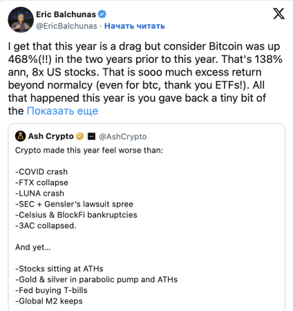 Исторический минимум индикатора Yardstick: биткоин достиг уровня недооцененности 2022 года2