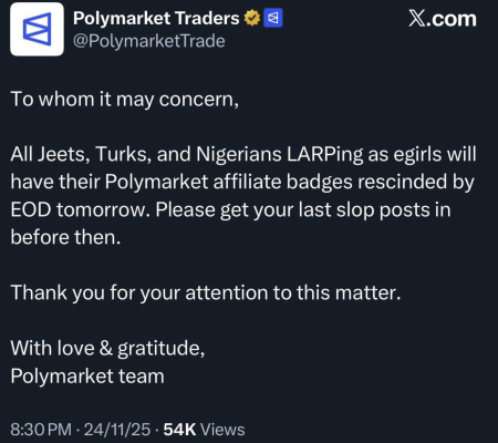 Как Polymarket оказался в центре расистского скандала0