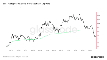 Объем активов в спотовых биткоин-ETF из США сократился на 100 300 BTC1