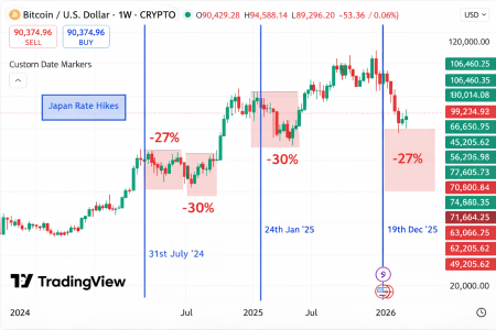 Почему биткоин не рухнул на фоне рекордной за 30 лет ставки Банка Японии0