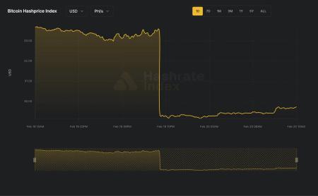 Сложность майнинга восстановилась на 15% при падении хешпрайса ниже $303