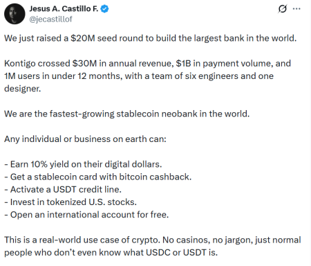 В криптосообществе боятся, что стейблкоин-банк Kontigo с поддержкой Coinbase повторит судьбу Terra UST0